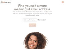 Tablet Screenshot of cress.com
